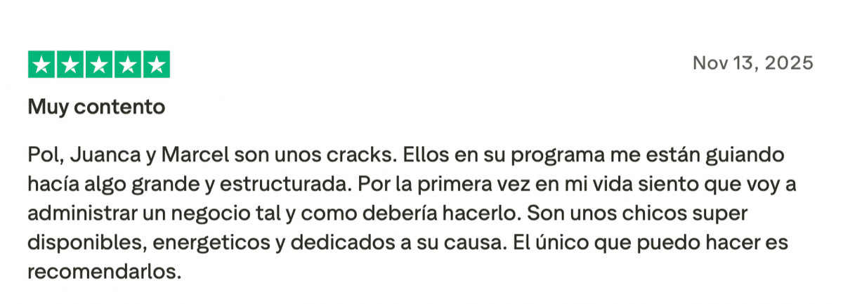 Reseña de cliente 3